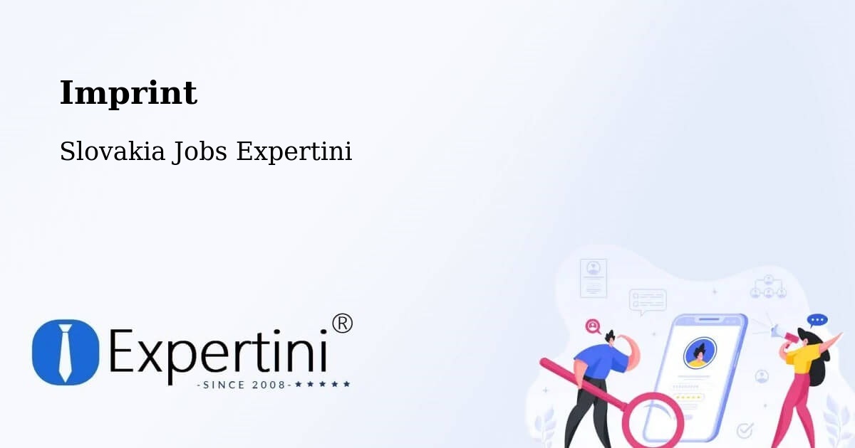 Imprint – Trenčín - Slovakia Jobs Expertini